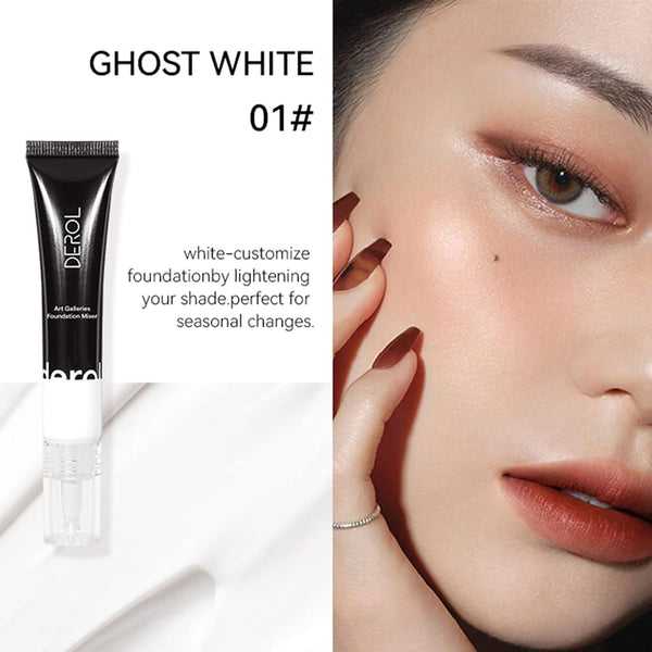 Foundation Mixer Drops, Adjust Foundation Color to Match Skin Tone, White