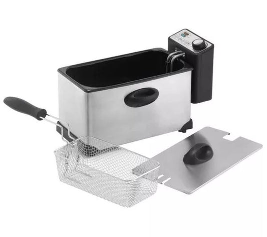 Logik L30PFS12 Professional Deep Fryer Stainless Steel 3L Oil Fryer UK