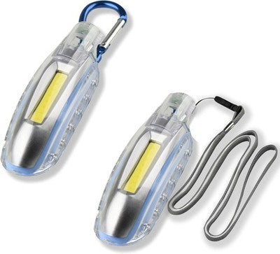 Altimod Survival Whistle + Led Cob Light 2-Pack ? Carabiner Lanyard Outdoor Gear