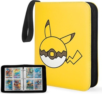 Yinke Binder Holder For Game Cards - Holds 400+ Pm Tcg Cards, Hard Organizer