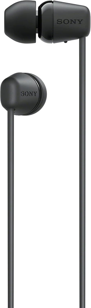 Sony WI-C100 Bluetooth Wireless In-Ear Headphones with Mic/Remote, Black