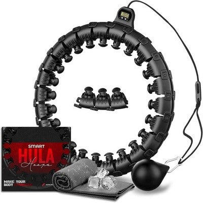 Active 100 Smart Weighted Hula Hoop Adjustable 27 Links Neon/Purple