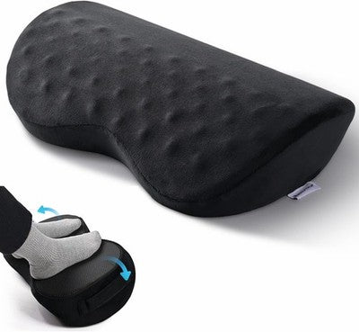 BEAUTRIP Ergonomic Under Desk Footrest High Resilience Foam w/ Massage Black