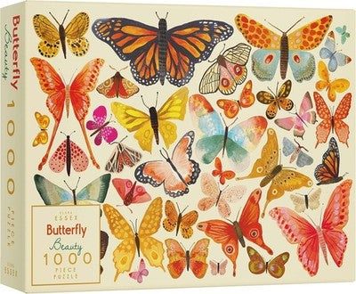 Elena Essex 1000-Piece Puzzle Tiger Salon Butterfly Design For Adults