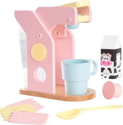 Kidkraft Children'S Pastel Coffee Set Role Play Kitchen Toy For Ages 3+