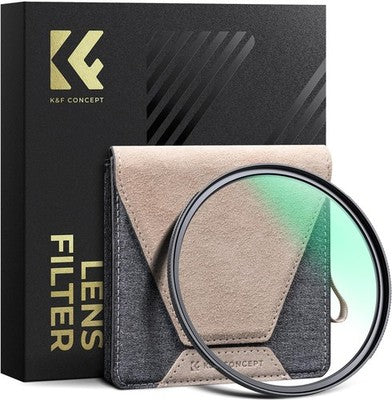 K&F Concept 55mm UV Filter Brass Frame 36-Layer Optical Glass Nano-X PRO Lens