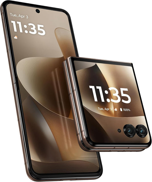 Motorola Razr 70 Ultra Wood 512GB 5G Unlocked & SIM Free Smartphone — Wood