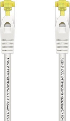 Aisens Lszh Cat7 S/Ftp Awg26 Ethernet Cable White 1 M A146-0490 Network Lead