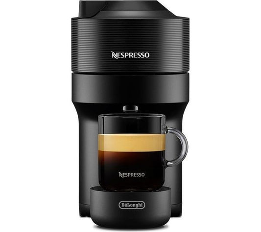 Nespresso DeLonghi Vertuo Pop Barista Bundle ENV90.BAE Coffee Machine Black