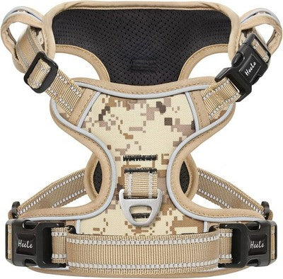 HEELE No Pull Dog Harness Medium Reflective Adjustable Camo Desert M