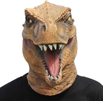 Dinosaur Mask T-Rex Dinosaur Head Latex Realistic Animal Full Head Mask