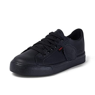 Kickers Tovni Lacer Junior Unisex School Shoes Black 2.5 UK