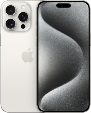 Apple iPhone 15 Pro Max White Titanium 256GB Unlocked & SIM Free Smartphone — White Titanium