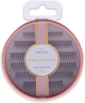 Sweed Nikki No Lash Cluster False Lashes Lightweight Synthetic Black Set