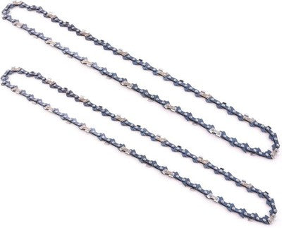 MAXMAN 16in Chainsaw Chain 3/8 Pitch 57 Drive Links Pack of 2 Blue Silver