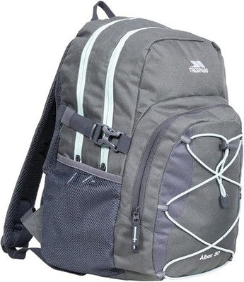 Trespass Albus 30L Backpack Dark Khaki Green for School Hiking Work Travel