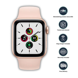 Apple Watch SE 1st Gen (GPS, 40mm) Gold Case + Pink Sands Strap