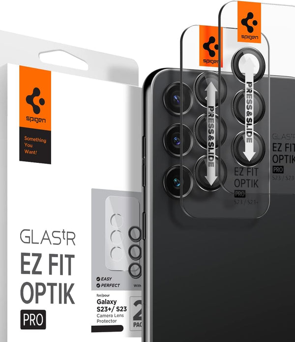 Spigen Glas.tR EZ Fit | Optik Pro Galaxy S23/S23+ Lens Protector, Lavender - NEW - Rebx.co.uk