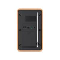 Logik L60DAB25 Portable DAB+/FM Radio - White & Woodgrain