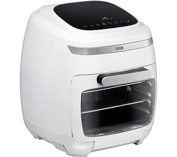 LOGIK L11AOW23 Air Fryer, 11L Capacity - White - GOOD REFURBISHED - MISSING ROTARY ATTACHMENTS - Rebx.co.uk