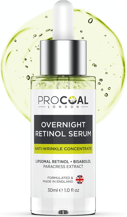 Procoal London Overnight Retinol Serum High Strength for Face 30ml - Rebx.co.uk