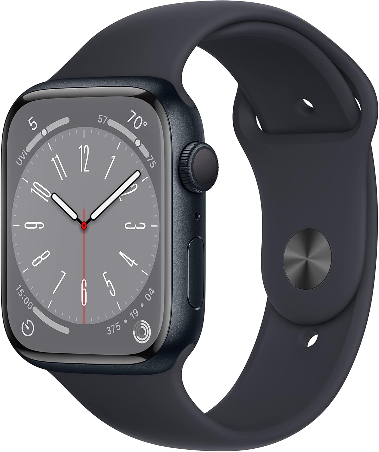 APPLE Watch Series 8 (GPS) Aluminium, A2771, 45mm, Midnight, No Strap