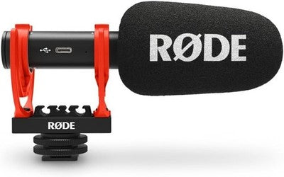 R�DE VideoMic GO II Ultra-Compact Shotgun Microphone with USB Audio Output