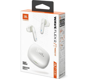 JBL Wave Flex 2 True Wireless Earbuds JBLWFLEX2WHT (White)