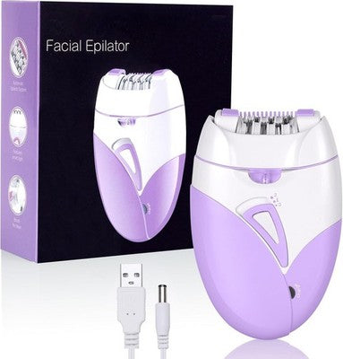 Uraqt Purple Facial Epilator - Hair Removal Device For Smooth Skin
