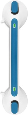 Ainoking Suction Grab Rail 15.8in Blue Bathroom Shower Handle for Elderly