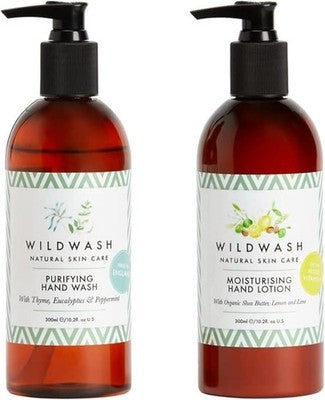 Wildwash Purifying Hand Wash & Moisturizing Lotion, Natural Ingredients, 300Ml