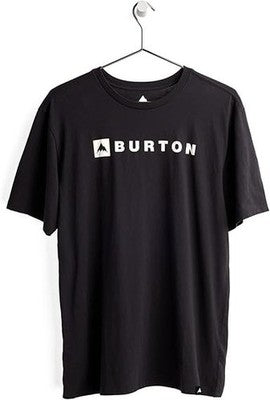 Burton Men's Horizontal Mountain T-Shirt True Black UK 48