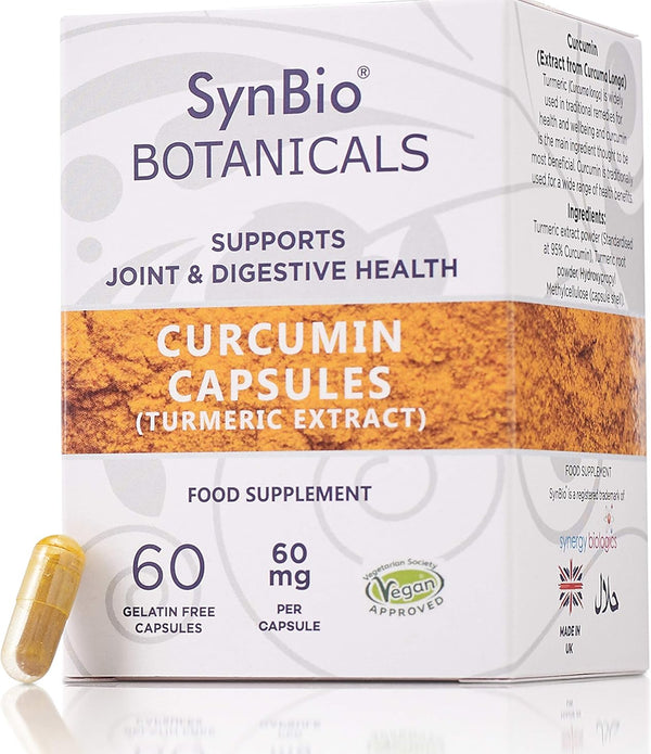 SynBio Botanicals – Curcumin/Turmeric Extract (95% Curcumin Extract) - Rebx.co.uk