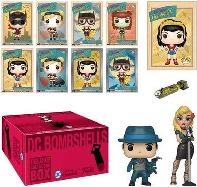 Funko Dc Bombshell Deluxe Set Batman Bombshell Pop Collectible
