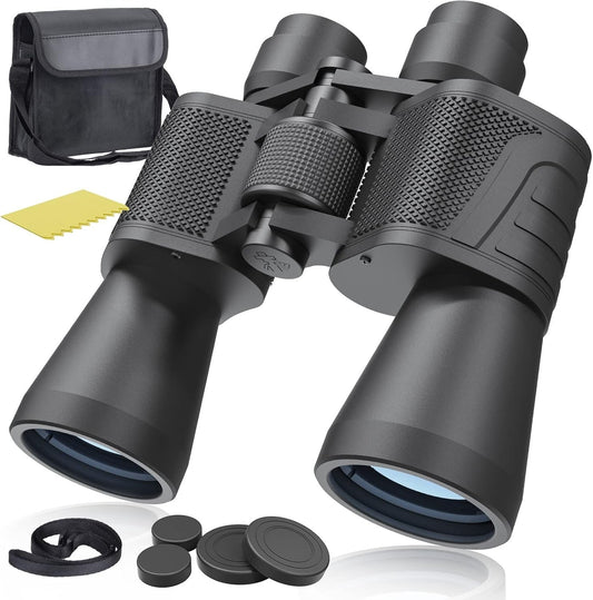 Selvim 20x50 HD Binoculars BAK4 FMC Waterproof Night Vision for Adults