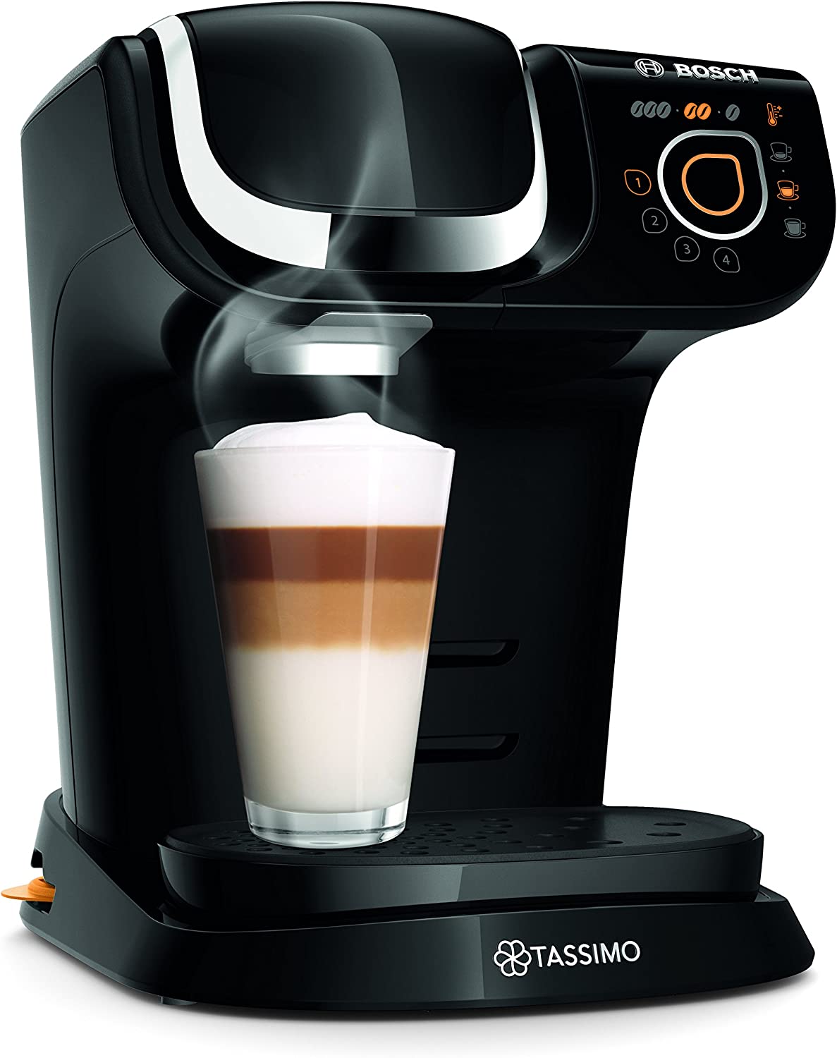 Bosch Tassimo My Way TAS6002GB Coffee Machine, 1500 W, Black - **SEE NOTES**