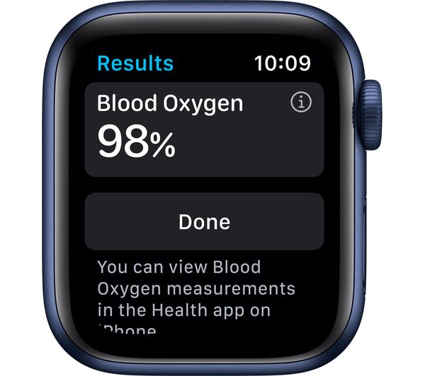 Apple Watch Series 6 (GPS + Cellular) Aluminium, A2375, 40mm, Blue, No Strap