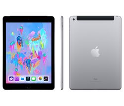 Apple iPad 9.7-inch (2018) Space Grey 128GB Cellular Tablet