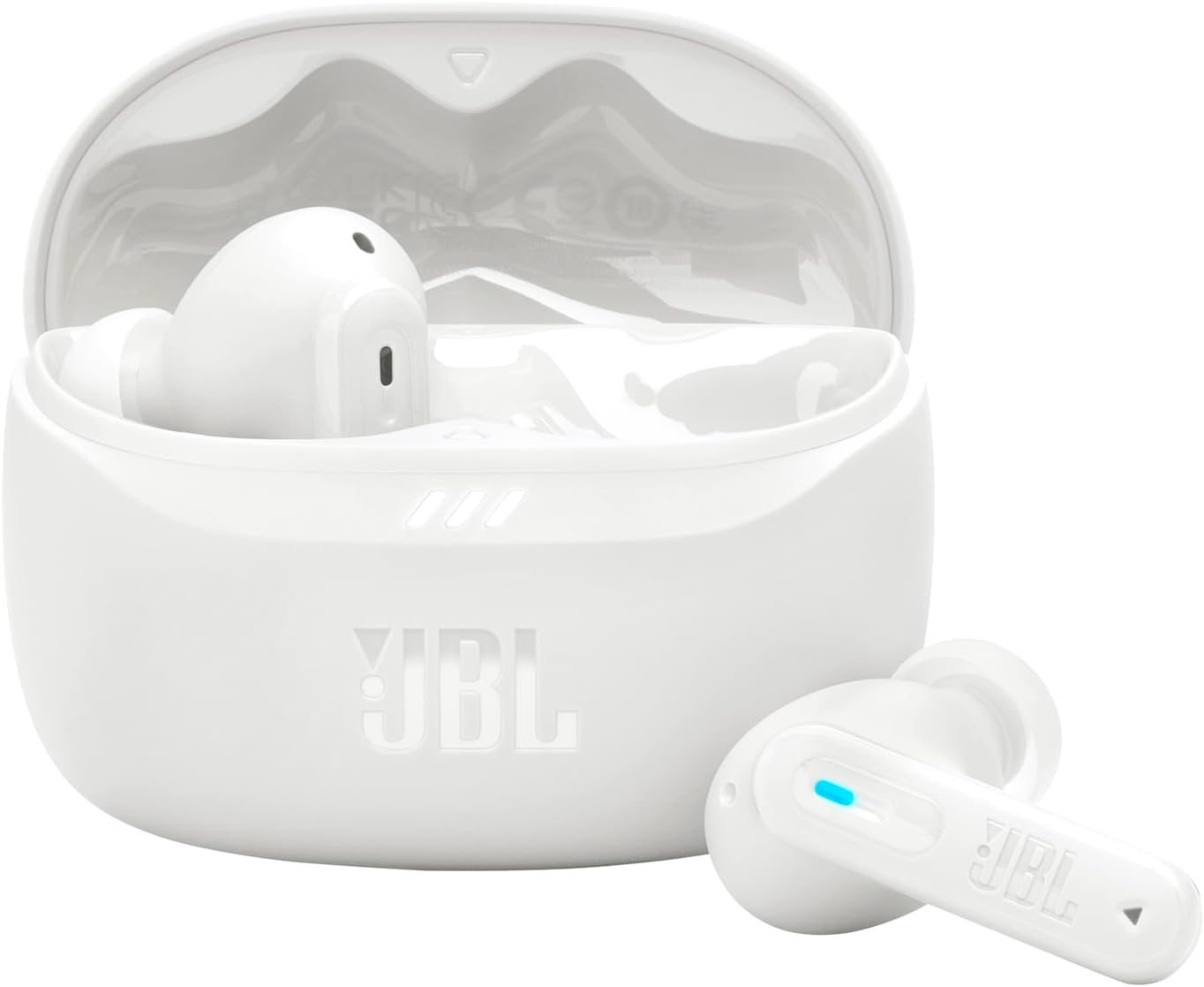 JBL Tune Beam 2 Wireless Bluetooth Noise-Cancelling Earbuds - White