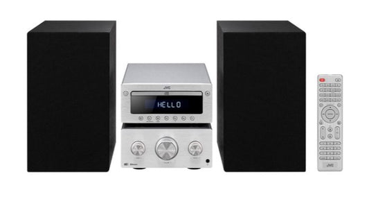 JVC UX-D752 Wireless Traditional Hi-Fi System - Silver & Black