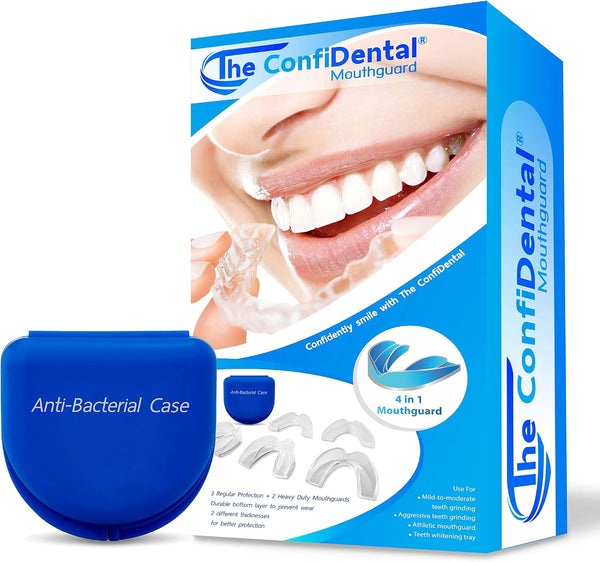 The Confidental - Pack Of 5 Moldable Mouth Guard For Teeth Grinding Clenching