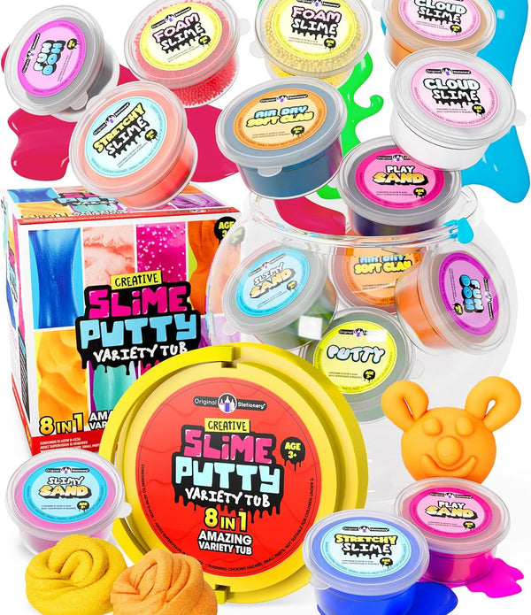 Original Stationery Creative Slime Putty Variety Tub Ultimate Premade Slime Set - Rebx.co.uk