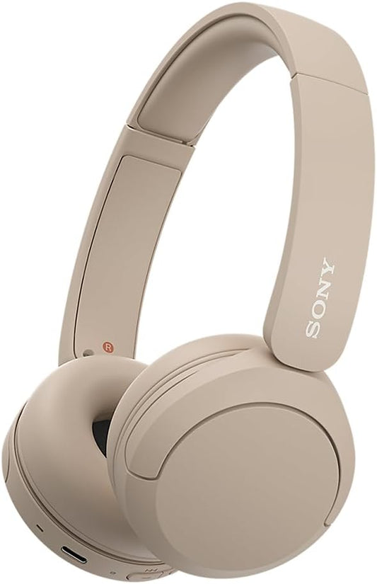 SONY WH-CH520C Wireless Bluetooth Headphones - Beige