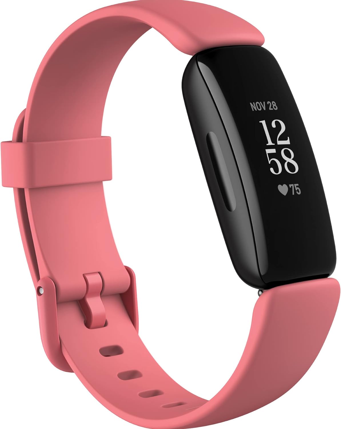 Fitbit Inspire 2 Health & Fitness Tracker Heart Rate Monitor, Desert Rose
