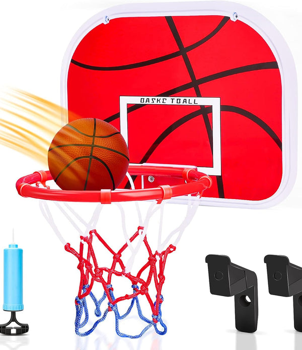 Dreamon Basketball Hoop Wall Mounted, Indoor Basketball Hoop for Bedroom, Kids B - Rebx.co.uk