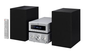 JVC UX-D752 Wireless Traditional Hi-Fi System - Silver & Black