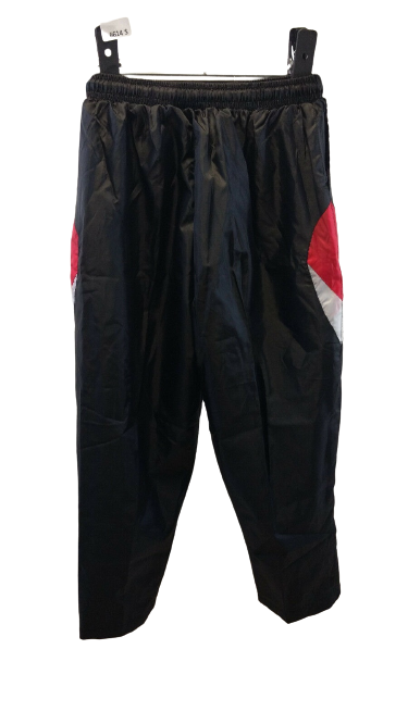 Optimum Zip Bottom Training Pants - Black/Red/White - Men's XS