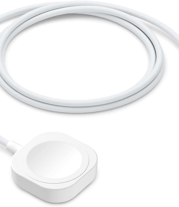 Charger compatible with Apple Watch, 1.5M/5ft Fast Magnetic Charging Cable, iWatch Charger Compatible with Apple Watch Series 9 8 7 SE 6 5 4 3 2 - White - Rebx.co.uk