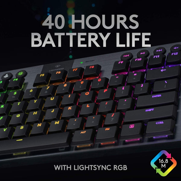 Logitech G915 TKL RGB Wireless Mechanical Gaming Keyboard