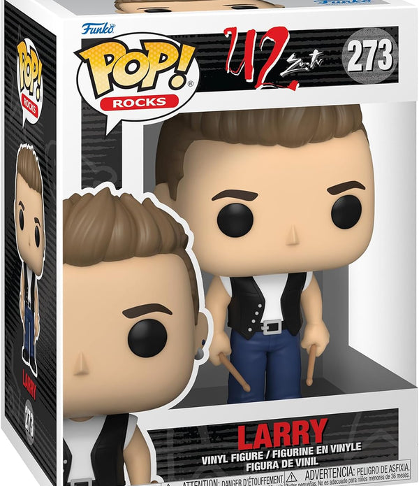 Funko Pop! Rocks: U2 Zoo TV - Larry #273 - Vinyl Figure Collectable - NEW - Rebx.co.uk